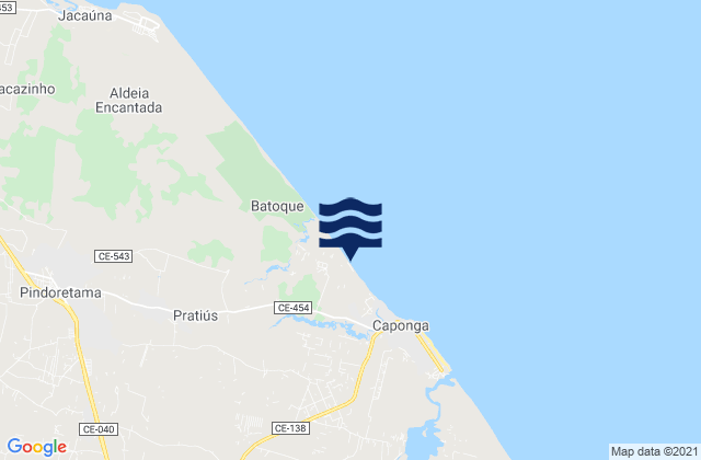 Mapa de mareas Praia do Balbino, Brazil