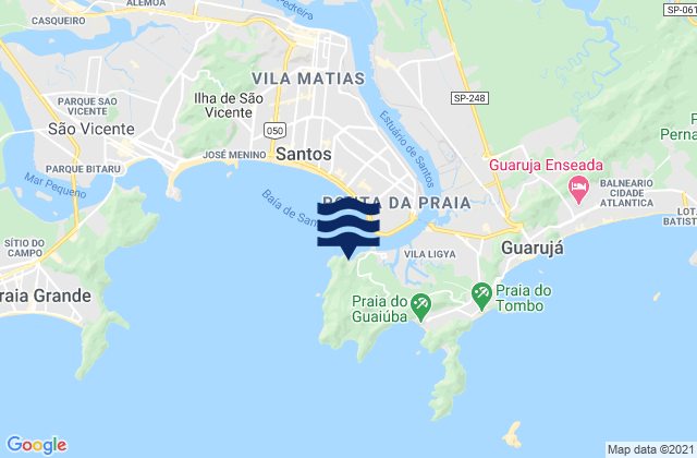 Mapa de mareas Praia do Góis, Brazil