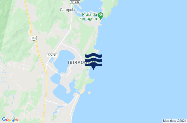 Mapa de mareas Praia do Rosa, Brazil