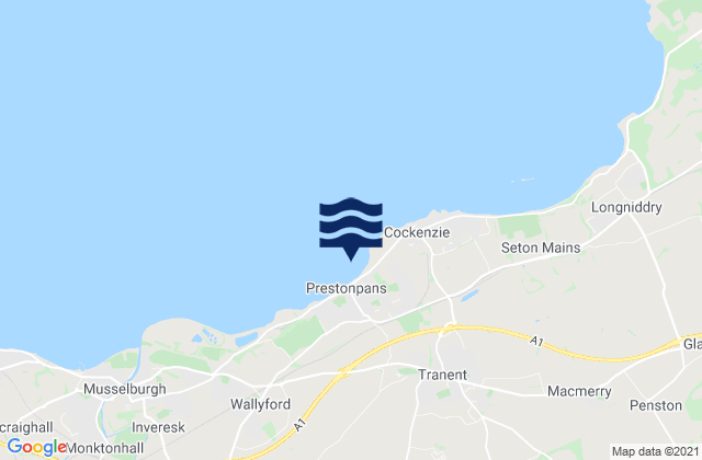 Mapa de mareas Prestonpans, United Kingdom