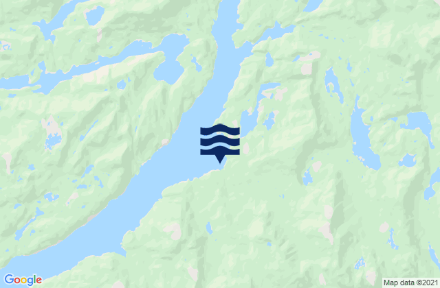 Mapa de mareas Princess Royal Islands, NWT, Canada