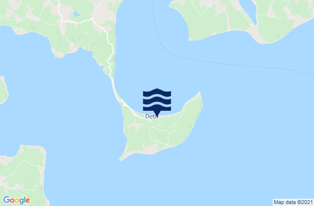 Mapa de mareas Promontorio Detif, Chile