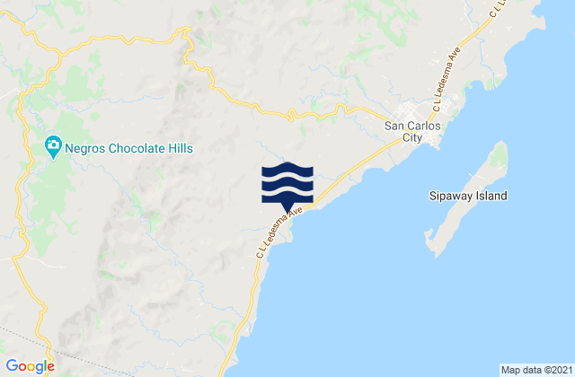 Mapa de mareas Prosperidad, Philippines