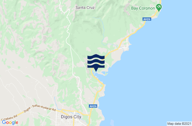 Mapa de mareas Province of Davao del Sur, Philippines