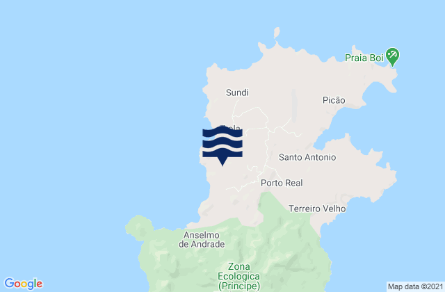 Mapa de mareas Príncipe, Sao Tome and Principe