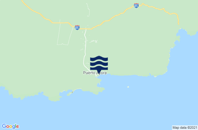 Mapa de mareas Puerto Ayora, Ecuador