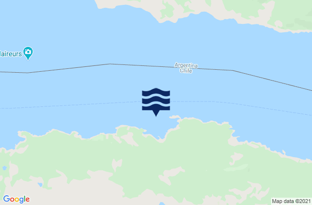 Mapa de mareas Puerto Mejillones, Chile