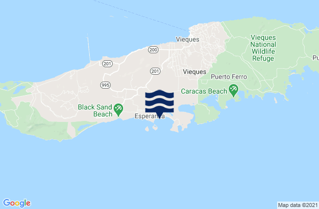 Mapa de mareas Puerto Real Barrio, Puerto Rico