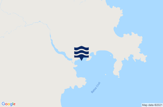 Mapa de mareas Puerto Santa Elena, Argentina