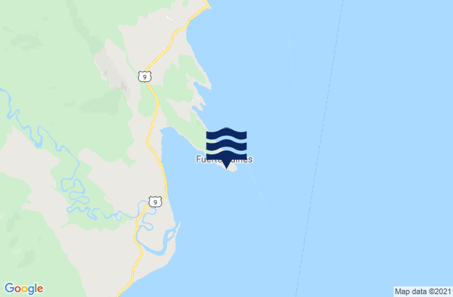 Mapa de mareas Puerto del Hambre, Chile