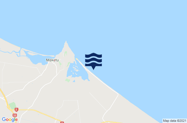 Mapa de mareas Pukehina Beach, New Zealand