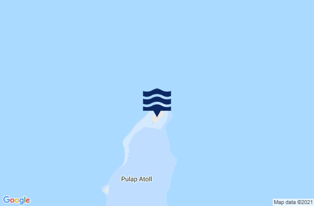 Mapa de mareas Pulap, Micronesia