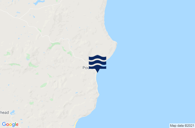Mapa de mareas Punawaitai, New Zealand