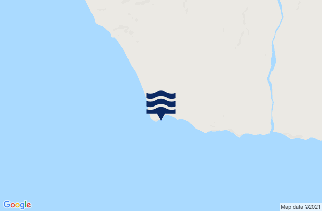 Mapa de mareas Punta Canoas, Mexico