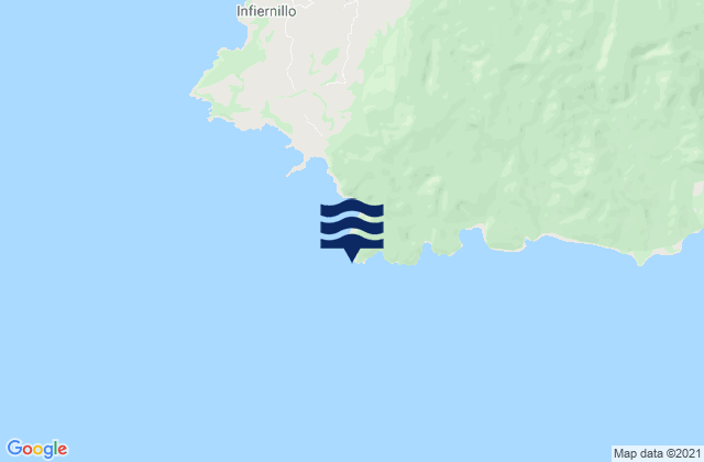Mapa de mareas Punta Mariato, Panama