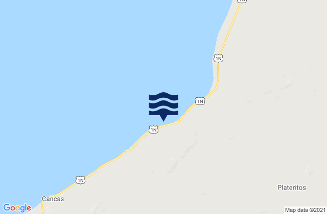 Mapa de mareas Punta Mero, Peru