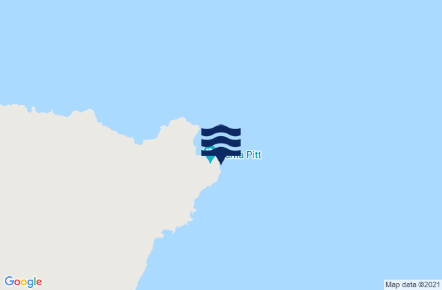 Mapa de mareas Punta Pitt, Ecuador