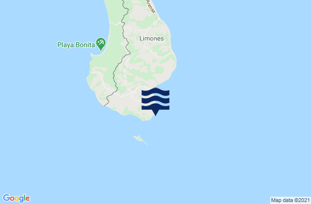 Mapa de mareas Punta de Burica, Panama