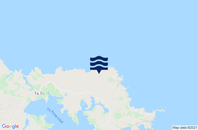 Mapa de mareas Purerua Peninsula, New Zealand