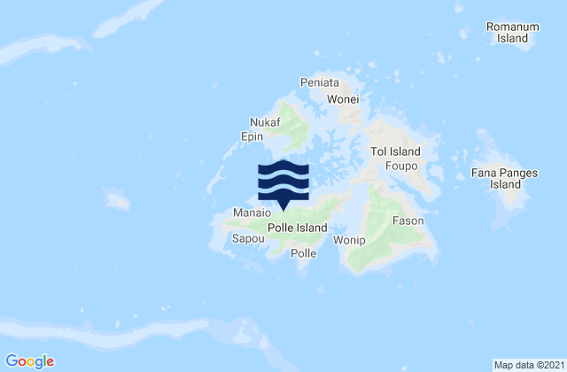 Mapa de mareas Pwene Municipality, Micronesia