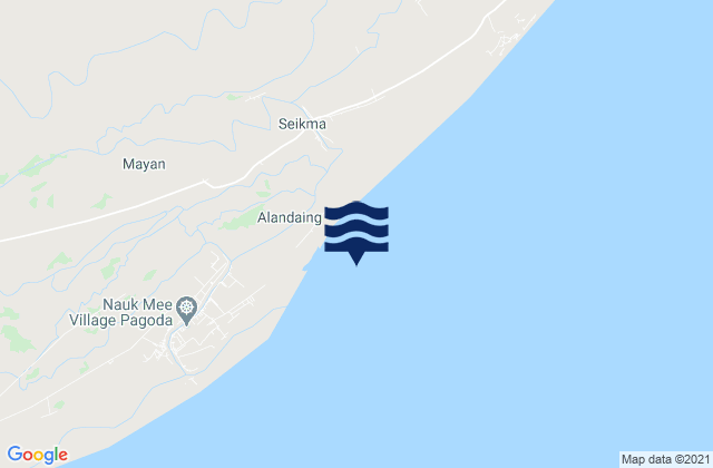 Mapa de mareas Pymbong Beacon, Myanmar