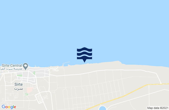 Mapa de mareas Qasr Abu Hadi, Libya