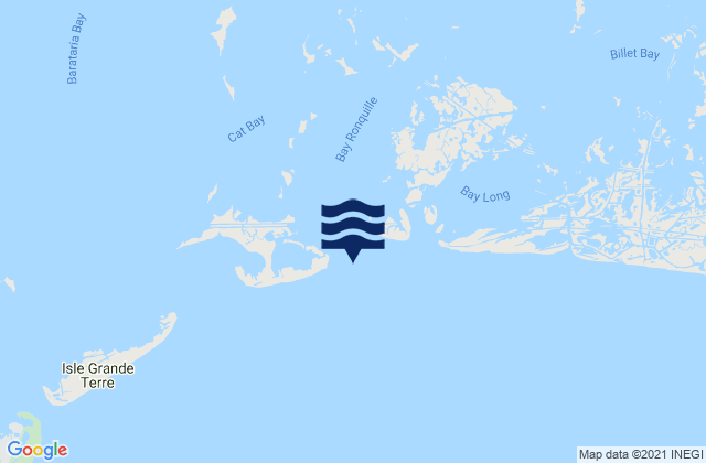 Mapa de mareas Quatre Bayoux Pass Barataria Bay, United States