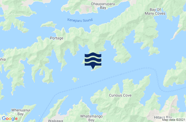 Mapa de mareas Queen Charlotte Sound (Totaranui), New Zealand