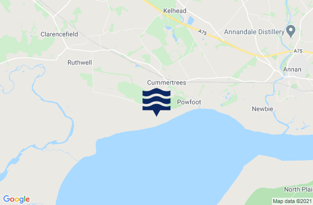 Mapa de mareas Queensberry Bay, United Kingdom