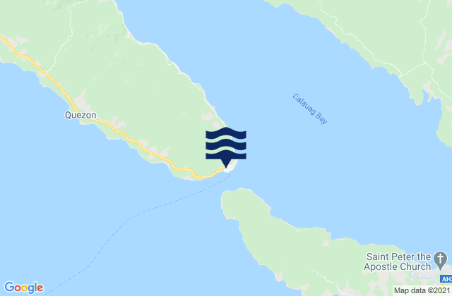 Mapa de mareas Quezon, Philippines