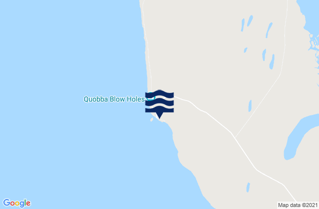 Mapa de mareas Quobba Lighthouse, Australia
