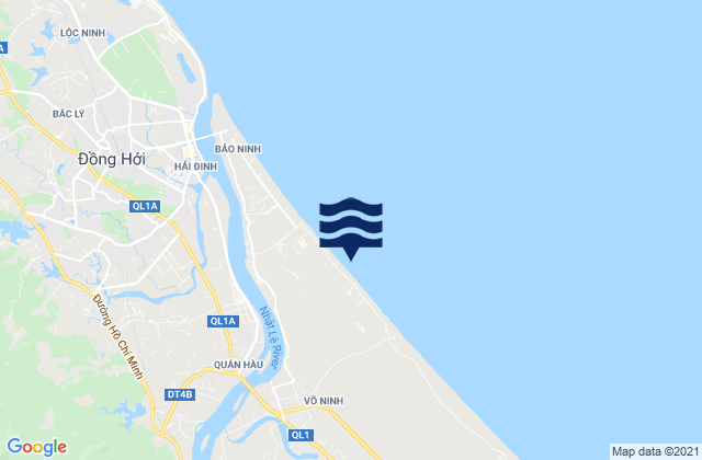 Mapa de mareas Quán Hàu, Vietnam