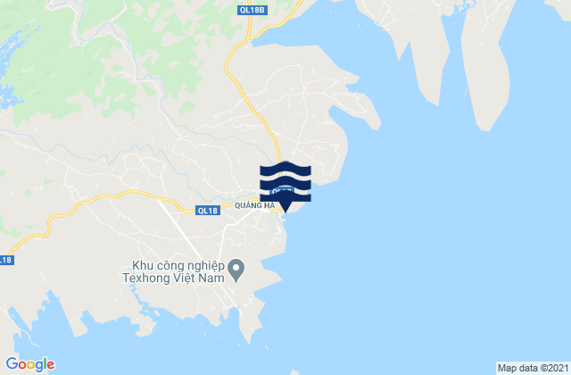 Mapa de mareas Quảng Hà, Vietnam
