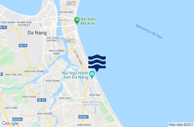 Mapa de mareas Quận Ngũ Hành Sơn, Vietnam