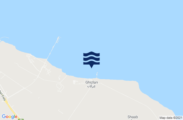Mapa de mareas Ra's al Qulay'ah, Saudi Arabia