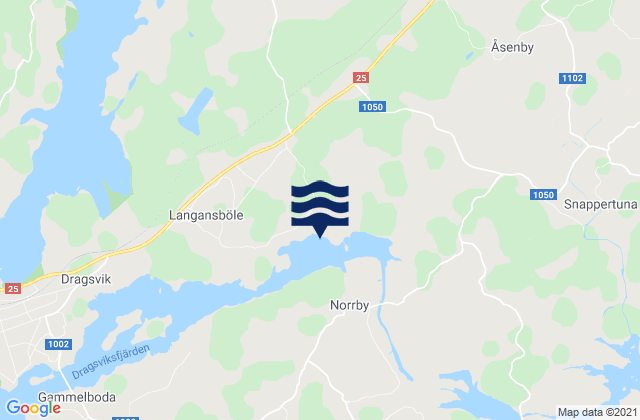 Mapa de mareas Raaseporin, Finland