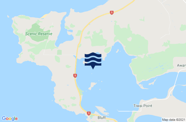 Mapa de mareas Rabbit Island, New Zealand