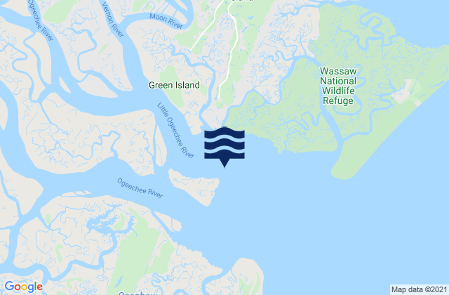 Mapa de mareas Raccoon Key, United States