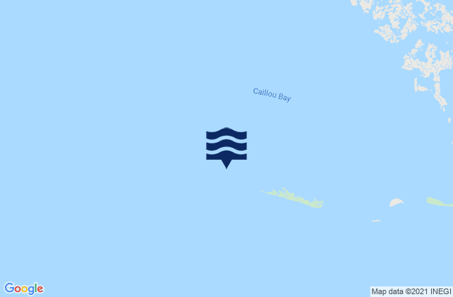 Mapa de mareas Raccoon Point Caillou Bay, United States