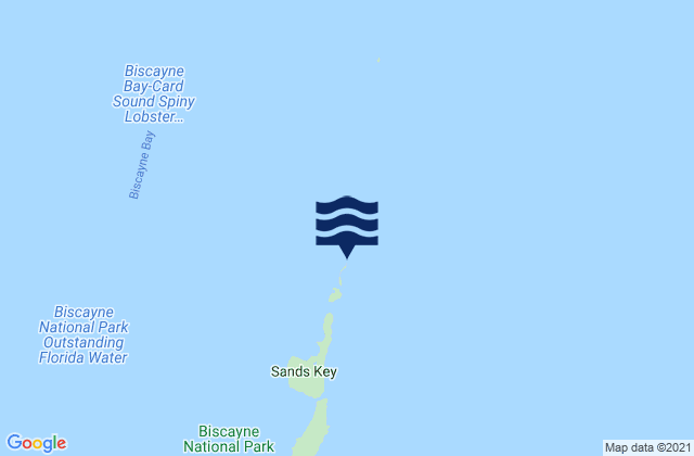 Mapa de mareas Ragged Keys (Biscayne Bay), United States