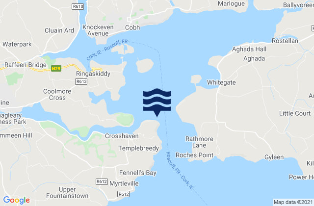 Mapa de mareas Rams Head, Ireland
