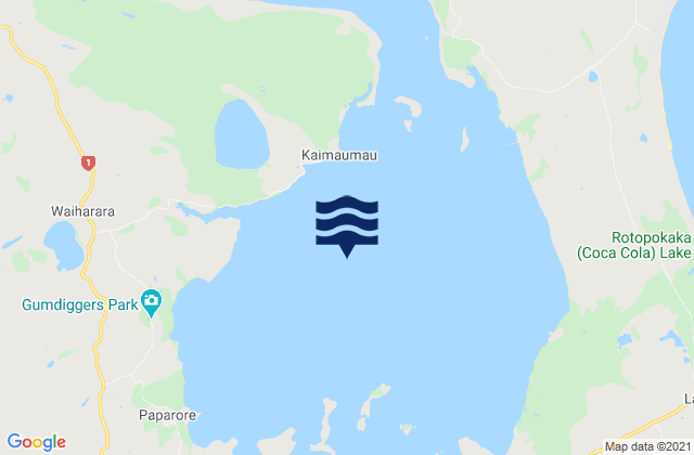 Mapa de mareas Rangaunu Harbour, New Zealand