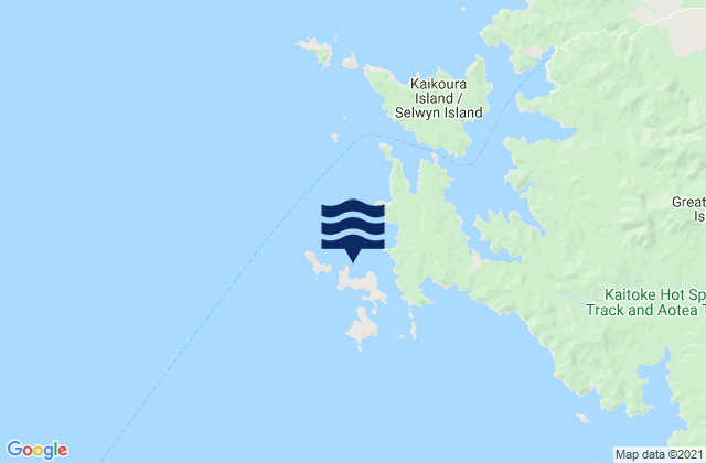 Mapa de mareas Rangiahua, New Zealand
