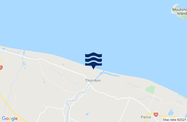 Mapa de mareas Rangitaiki River, New Zealand