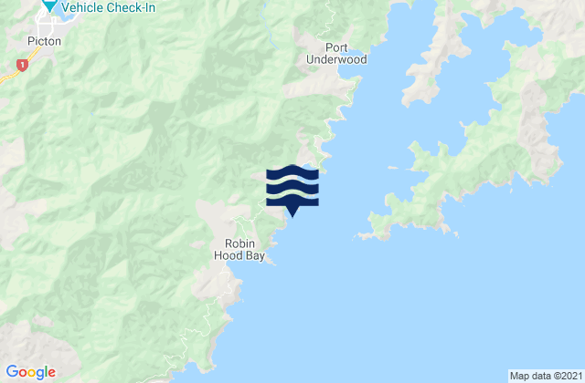 Mapa de mareas Rangitane Bay, New Zealand
