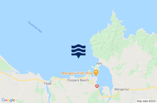 Mapa de mareas Rangitoto Peninsula, New Zealand