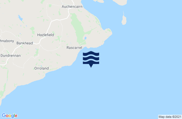 Mapa de mareas Rascarrel Bay, United Kingdom
