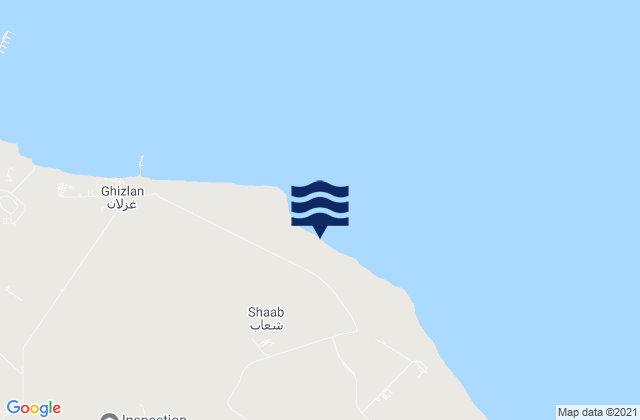Mapa de mareas Ra’s Tannūrah, Saudi Arabia