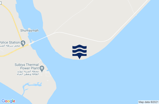 Mapa de mareas Ra’s al Barshah, Kuwait
