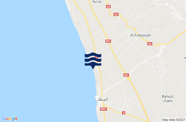 Mapa de mareas Ra’s al Khashūfah, Syria